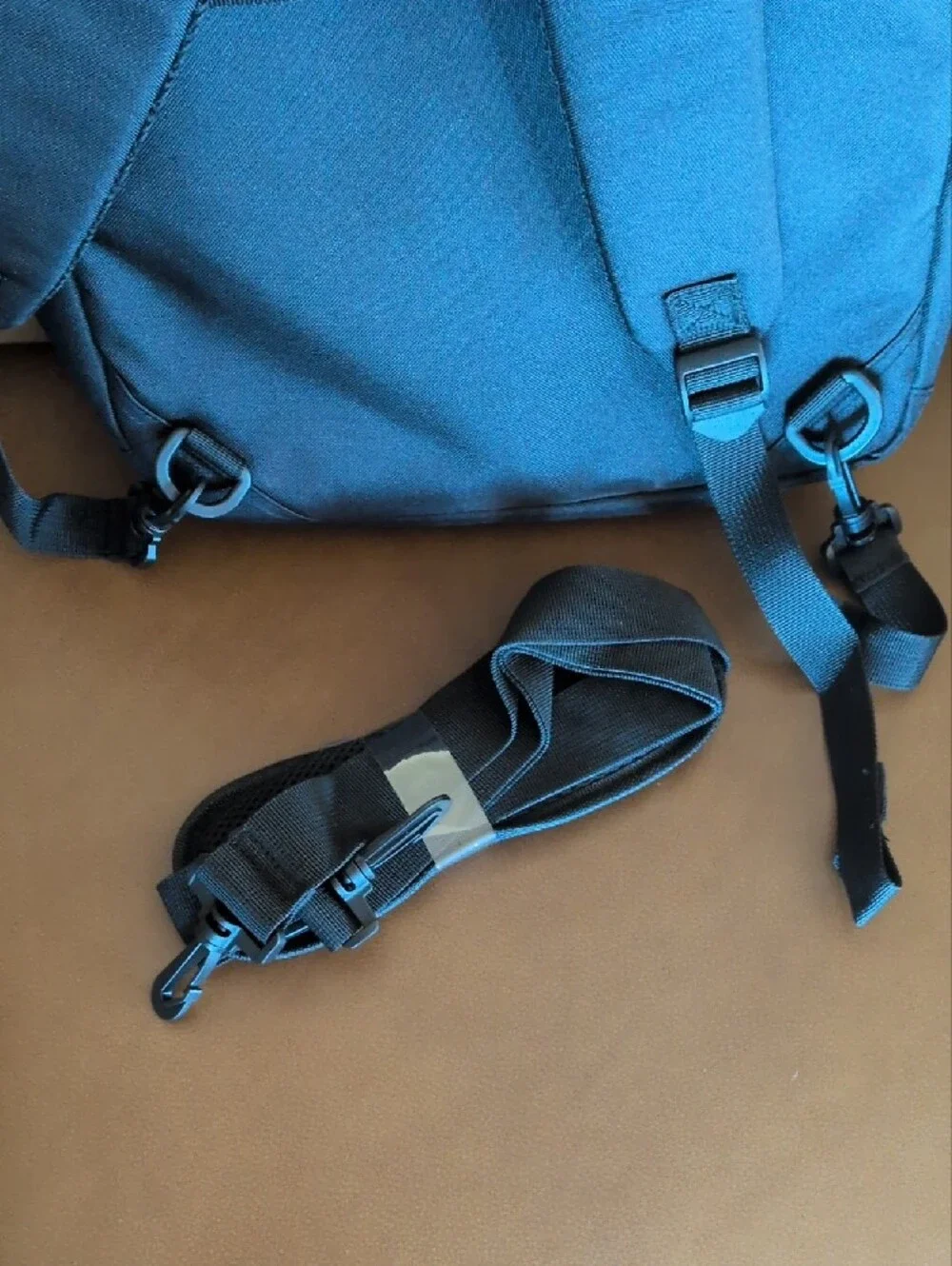 Black Travel Backpack Laptop Bag - Minimal Carryall